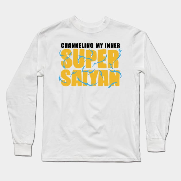 Inner Super Saiyan Long Sleeve T-Shirt by J31Designs